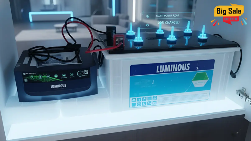 Luminous New Inverter Battery Combo